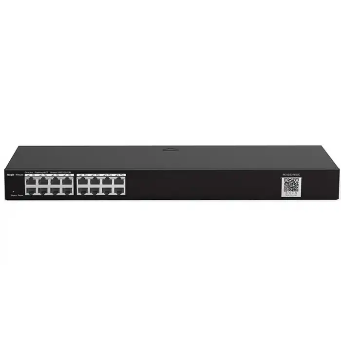 Reyee RG-ES216GC 16 Portlu, 10/100/1000 Gigabit, Yönetilebilir Switch.