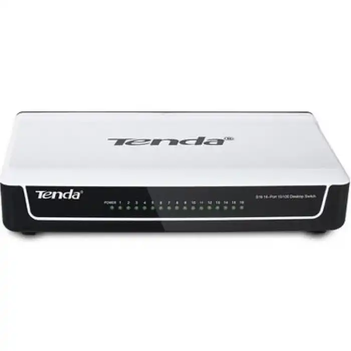 TENDA S16 SWT 16PO RT 10/100MBPS MA SA USTU SWITC H