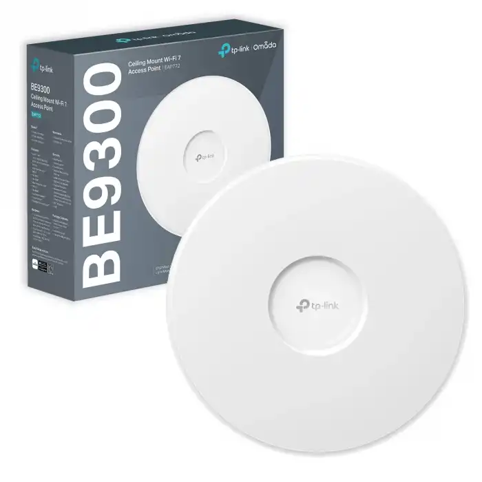 Tp-link Omada EAP772 BE9300 Tavan Tipi Üç Bantlı Wi-Fi 7 Access Point