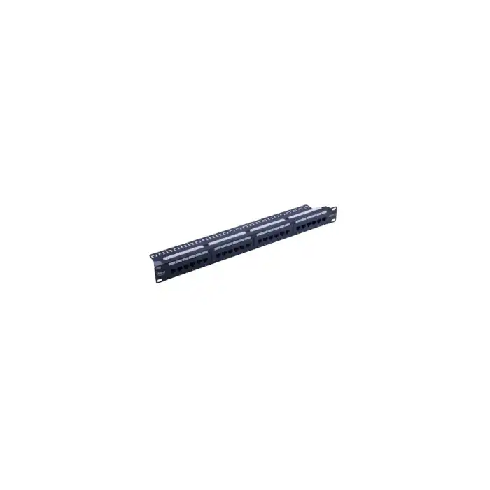 UTP CAT6 24 Port 1U Patch Panel - Straight