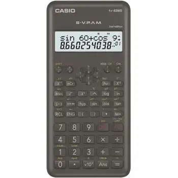 Casio FX-82MS 2. Versiyon 240 Fonksiyon Bilimsel Hesap Makinesi
