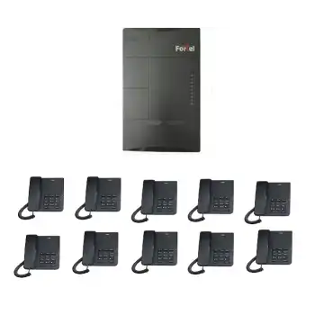 FORTEL P832 4/16 TELEFON SANTRALİ VE KAREL TM140 TELEFON MAKİNESİ