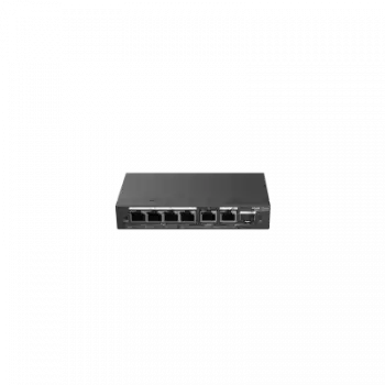 Reyee RG-ES206GS-P 6 Portlu, 10/100/1000 Gigabit, Yönetilebilir Switch, 1 Gigabit Uplink, 1 Gigabit Combo, 4 Port PoE+ (54W)