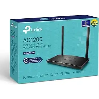 TP-Link ARCHER VR400 1200 Mbps KABLOSUZ DUAL BAND VDSL/ADSL MODEM/ROUTER