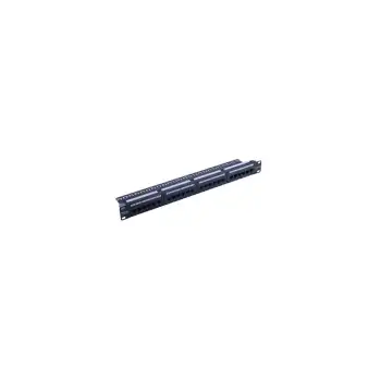 UTP CAT6 24 Port 1U Patch Panel - Straight