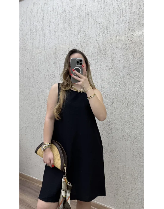 Basic Elbise Siyah