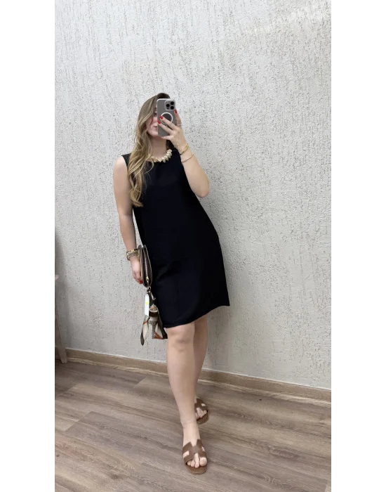 Basic Elbise Siyah