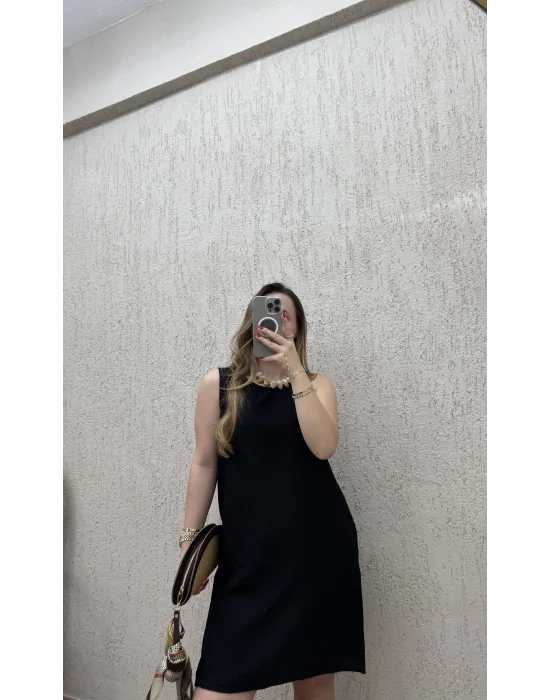 Basic Elbise Siyah