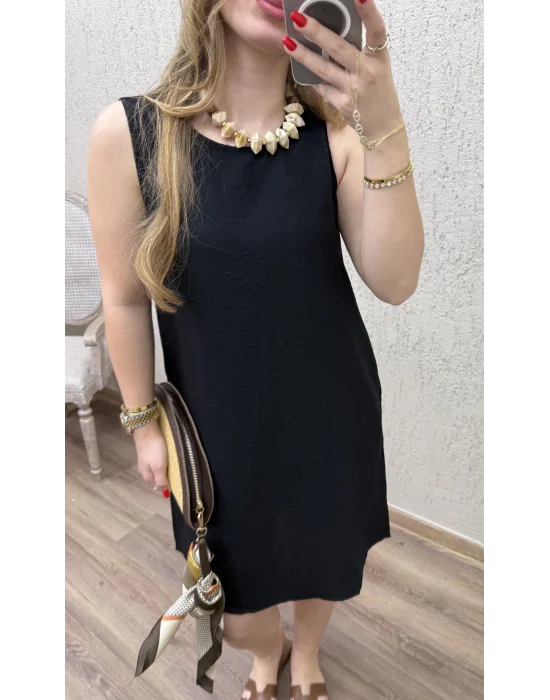 Basic Elbise Siyah