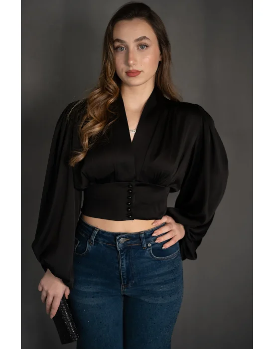 Saten bluz