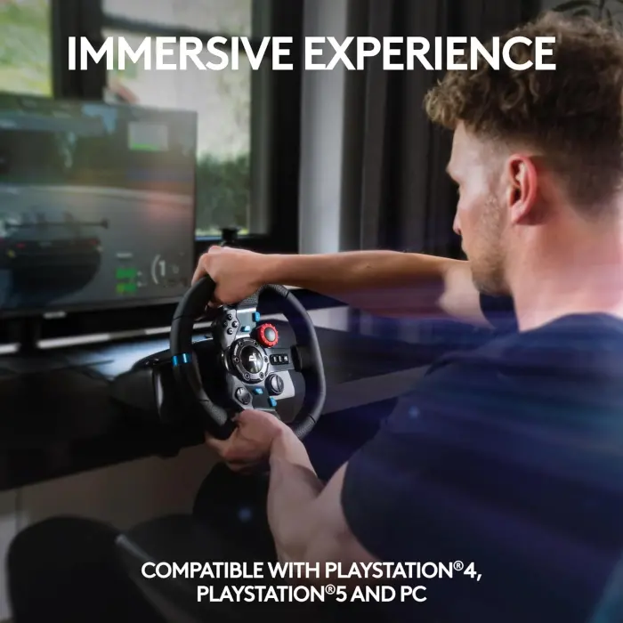 Logitech G29 Driving Force + Driving Force Shifter PlayStation 5, PlayStation 4, PlayStation 3, PC