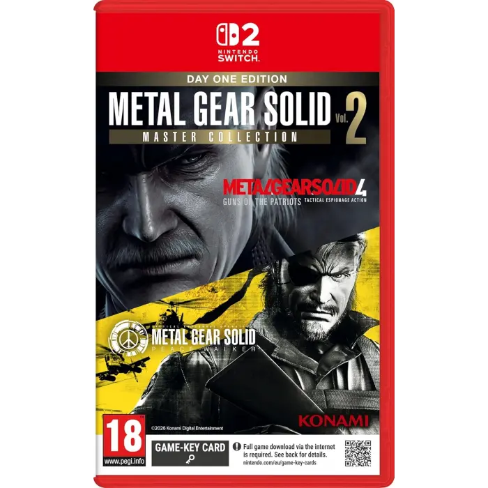 METAL GEAR SOLID: Master Collection Vol. 2 Day One Edition Nintendo Switch 2