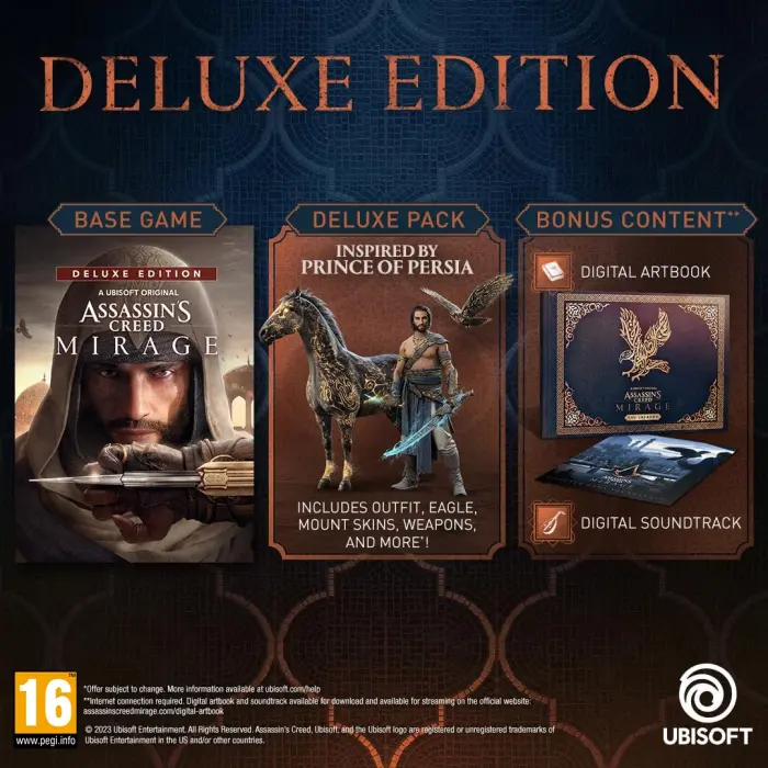 Assassins Creed Mirage Deluxe Edition PlayStation 4