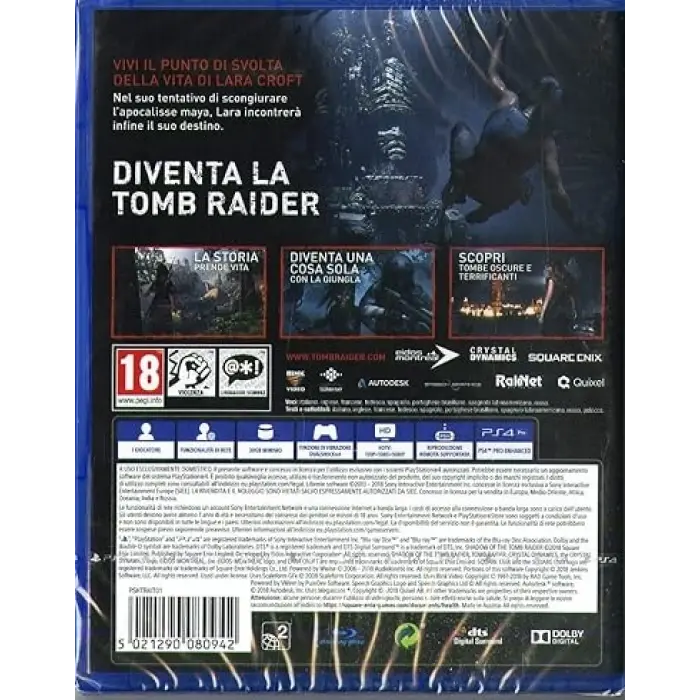 Shadow of the Tomb Raider PlayStation 4
