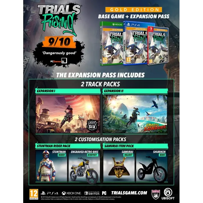 Trials Rising Gold Edition PlayStation 4