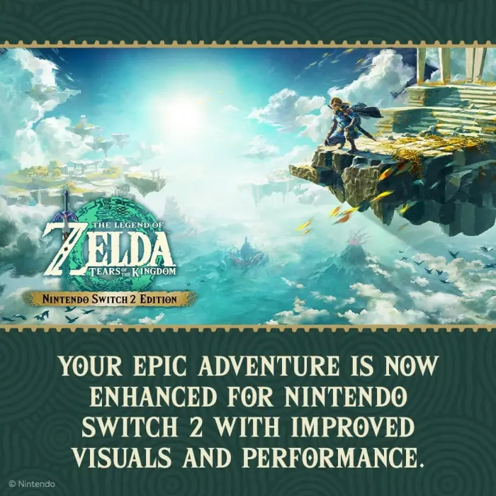 The Legend of Zelda: Tears of the Kingdom Nintendo Switch 2