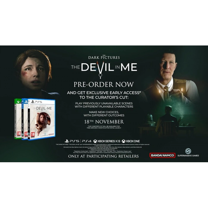 PS4 DARK PICTURE ANTHGY DEVIL IN ME (R2) PEGI ENG STD