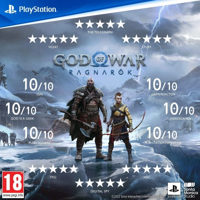 PS4 GOD OF WAR RAGNAROK (R2) PEGI STD