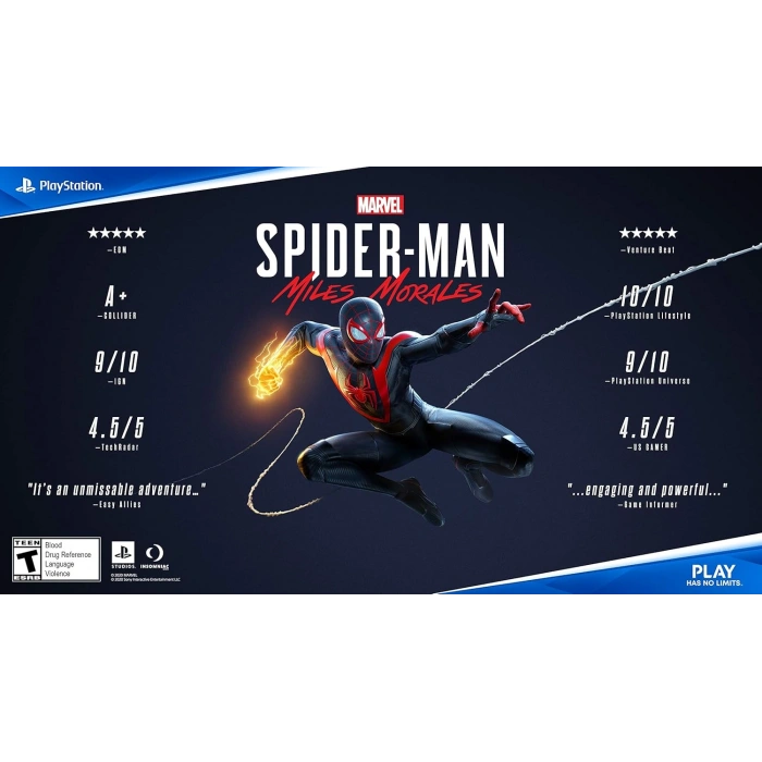 PS4 MARVEL SPIDERMAN MILES MORALES (R2) PEGI STD