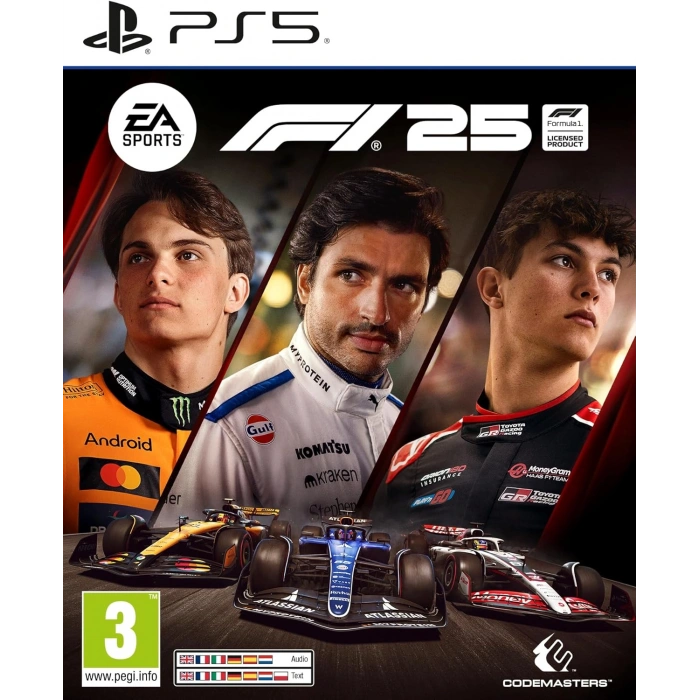 PS5 FORMAL1 25 - F1 25 PEGI