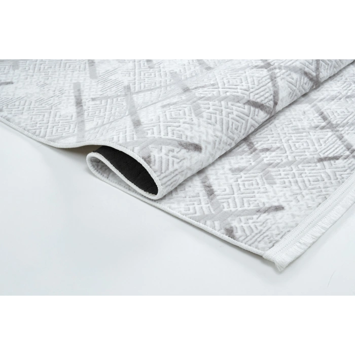 Yağmurser Ekselans Yumuşak Dokulu Kaymaz Taban Halı Yolluk 3047 Gri