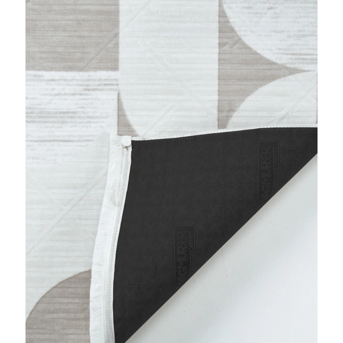 Yağmurser Ekselans Yumuşak Dokulu Kaymaz Taban Halı Yolluk 3060 Krem