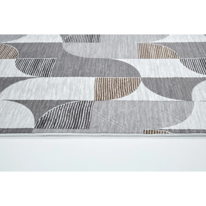 Yağmurser Ekselans Yumuşak Dokulu Kaymaz Taban Halı Yolluk 3060 Gri