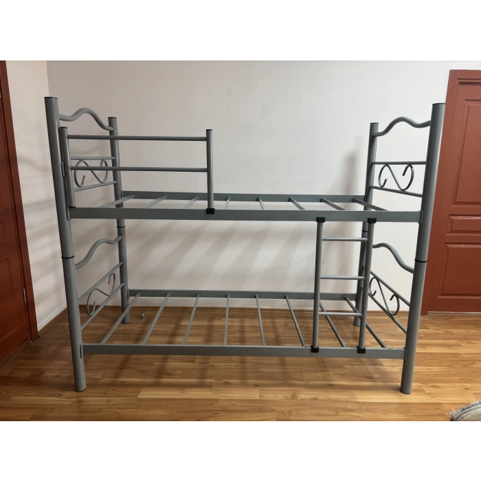 Bademli Mobilya Metal Ranza 90x190 Merdivenli Ayrılabilir Karyolalı