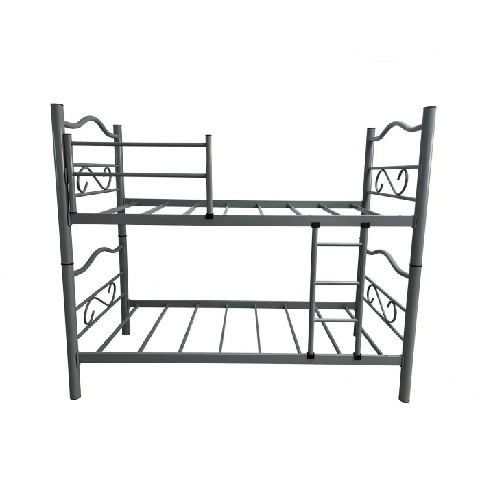 Bademli Mobilya Metal Ranza 90x190 Merdivenli Ayrılabilir Karyolalı