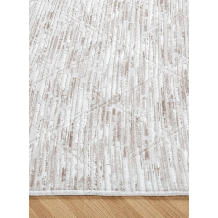 Yağmurser Lüx Yumuşak Dokulu Kaymaz Taban Halı Yolluk 3015 Vizon