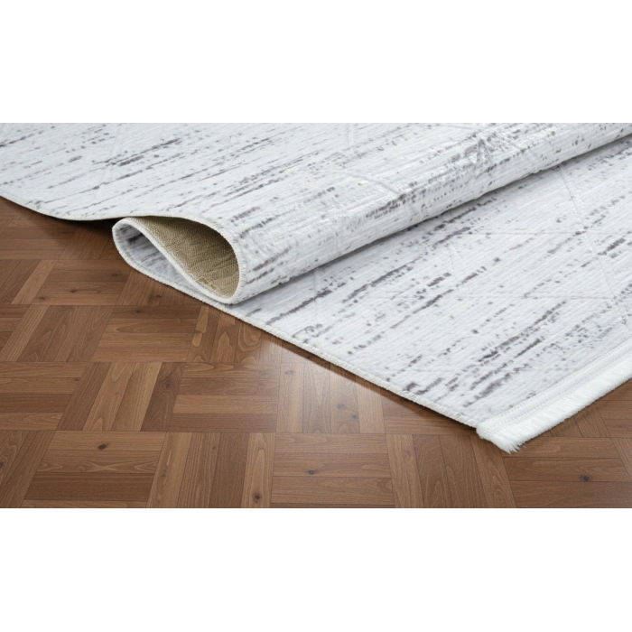 Yağmurser Lüx Yumuşak Dokulu Kaymaz Taban Halı Yolluk 3055 Gri