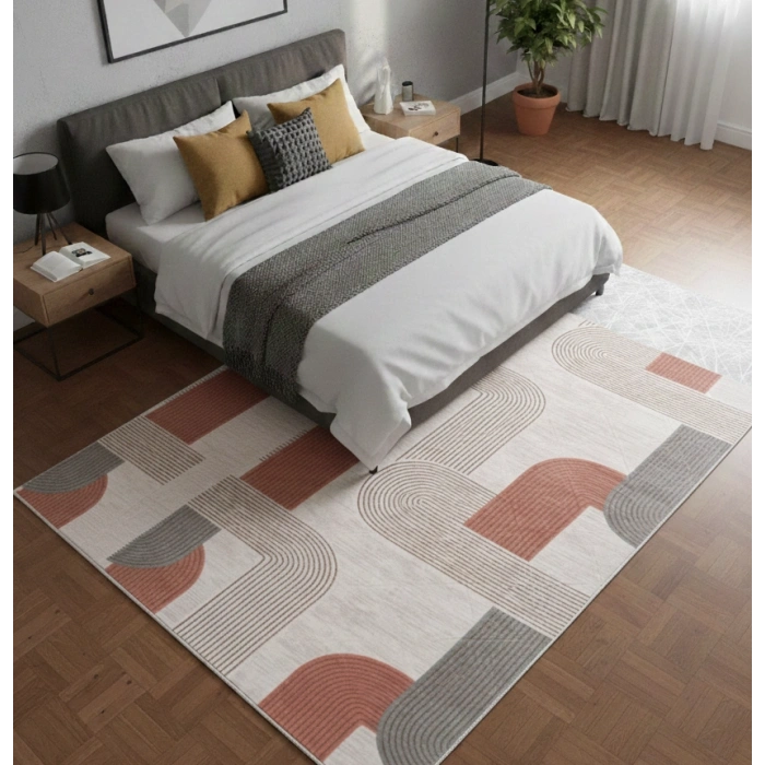 Yağmurser Lüx Yumuşak Dokulu Kaymaz Taban Halı Yolluk 3063 Multi