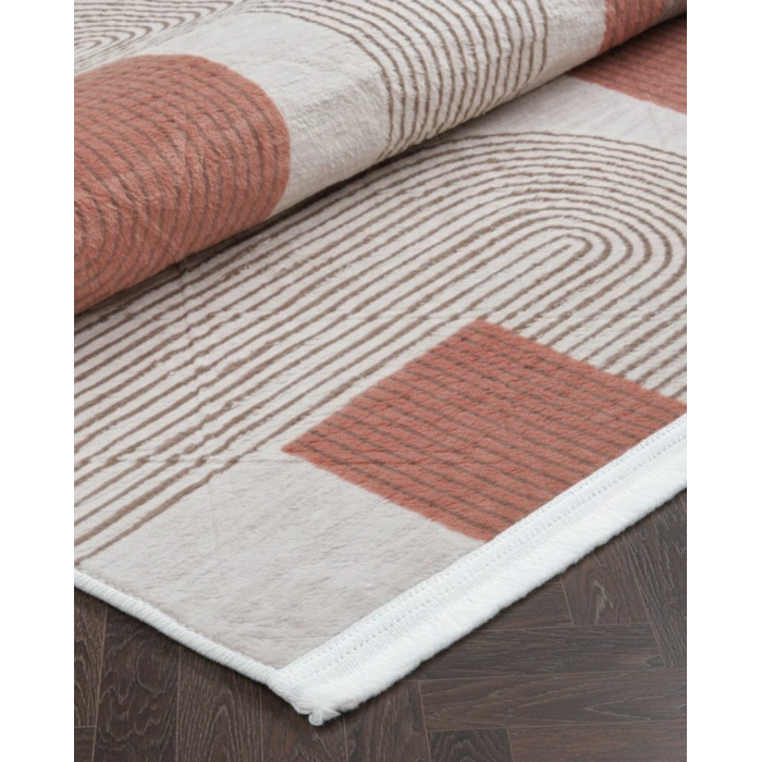 Yağmurser Lüx Yumuşak Dokulu Kaymaz Taban Halı Yolluk 3063 Multi