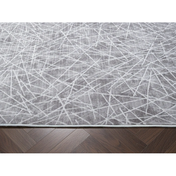 Yağmurser Lüx Yumuşak Dokulu Kaymaz Taban Halı Yolluk 3042 Antrasit