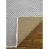Bademli Halı Lüx Kaymaz Taban Dekoratif Halı 9018 Gri