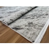 Bademli Halı Lüx Kaymaz Taban Dekoratif Halı 9030 Gri