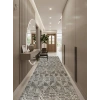 Yağmurser Lüx 3064 Gri Kaymaz Taban Halı Yolluk | Yumuşak Dokulu Koridor Halısı