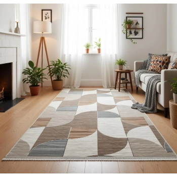 Yağmurser Ekselans Yumuşak Dokulu Kaymaz Taban Halı Yolluk 3060 Multi