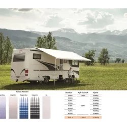 Thule Omnistor 6300 Kasetli Karavan Tentesi Tavan Montajlı 2.60x2.20 - Beyaz