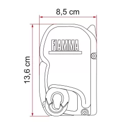 Fiamma F45s Duvar Montajlı Karavan Tentesi 300 - Beyaz