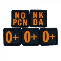 5.11 Blood Type Patch Kit 0 Positive