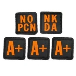 5.11 Blood Type Patch Kit A Positive