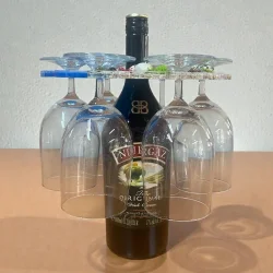 6LI Şarap Kadehi Tutucu(Ördekli Deniz Temalı)