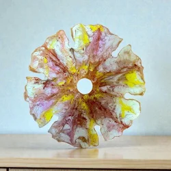 6LI Şarap Kadehi Tutucu(Pembe Mermer Desen)