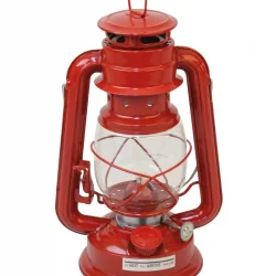 Campout Klasik Gaz Yağı Lambası Gemici Feneri Kırmızı