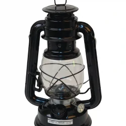 Campout Klasik Gaz Yağı Lambası Gemici Feneri Siyah