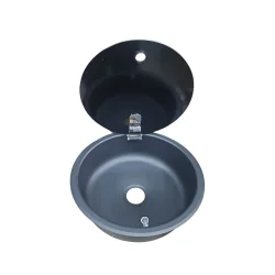 Univercal Cam Kapaklı Emaye Eviye