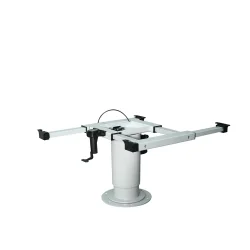 Suga 360° Döner Zemine Vidalanabilir Yükseklik Ayarlı Teleskopik Masa Ayağı