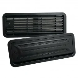 Arnedo 48x18,5 Buzdolabı Havalandırma Kapağı Menfez Kış Kapaklı Kilitli Siyah