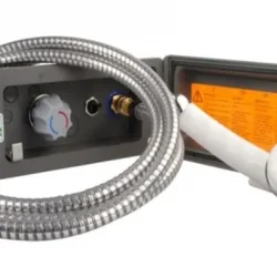 Reich Karavan Tetikli Dış Duş Çıkışı ve Duş Başlığı Siyah